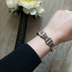 sparkle gem clasp bracelet